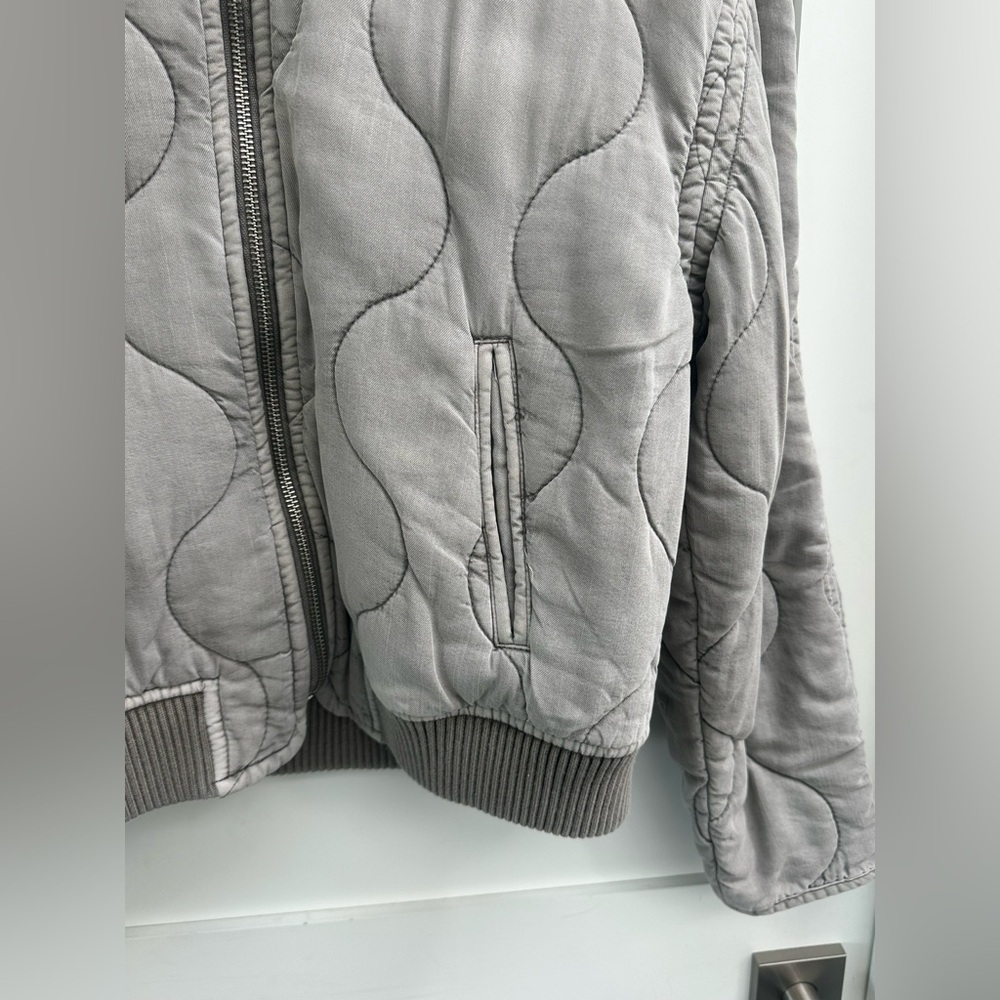 Mango Quilted Bomber Jacket - Picture 8 of 16
